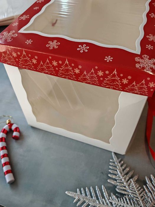 Opakowanie, pudełko z okienkiem dla tortów