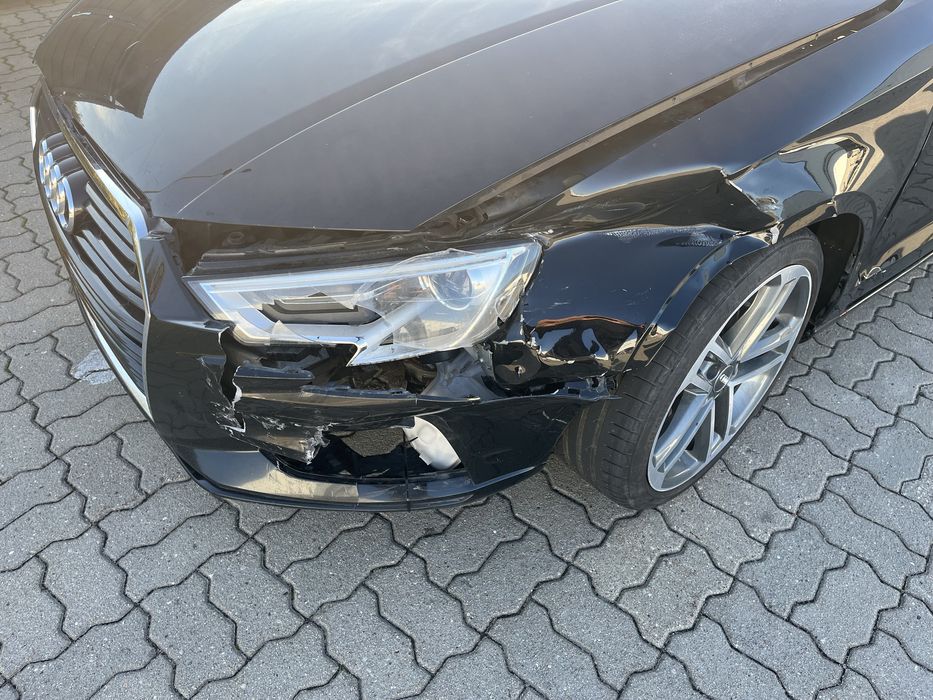 Audi A3 sedan Sline bogata wersja,uszkodzony