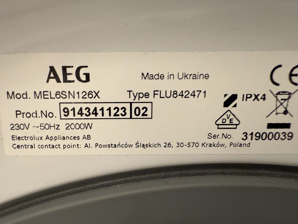 Pralka AEG uzywana sprawna