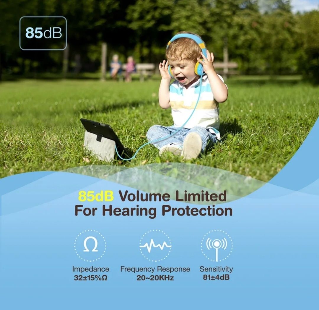 Дитячі навушники Mpow BH178 із захистом слуху у вигляді панди