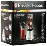 Blender kielichowy Russell Hobbs Mix & Go Steel 300 W srebrny