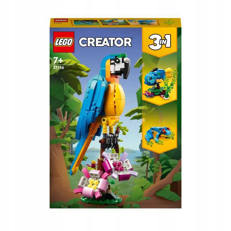 Lego Creator Egzotyczna Papuga 31136