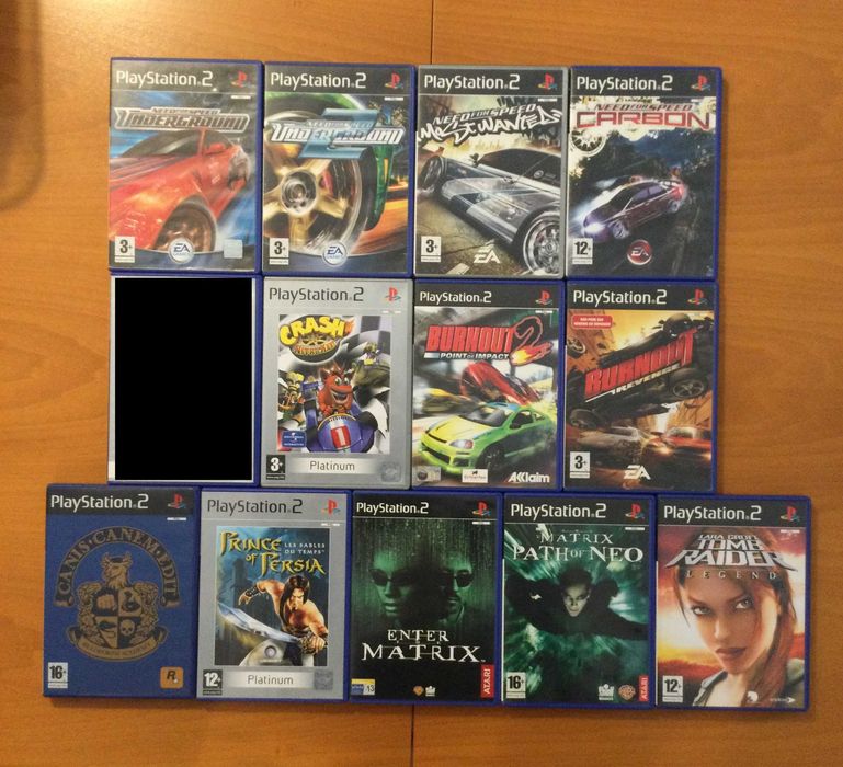 Jogos de Playstation 2 em ótimo estado
