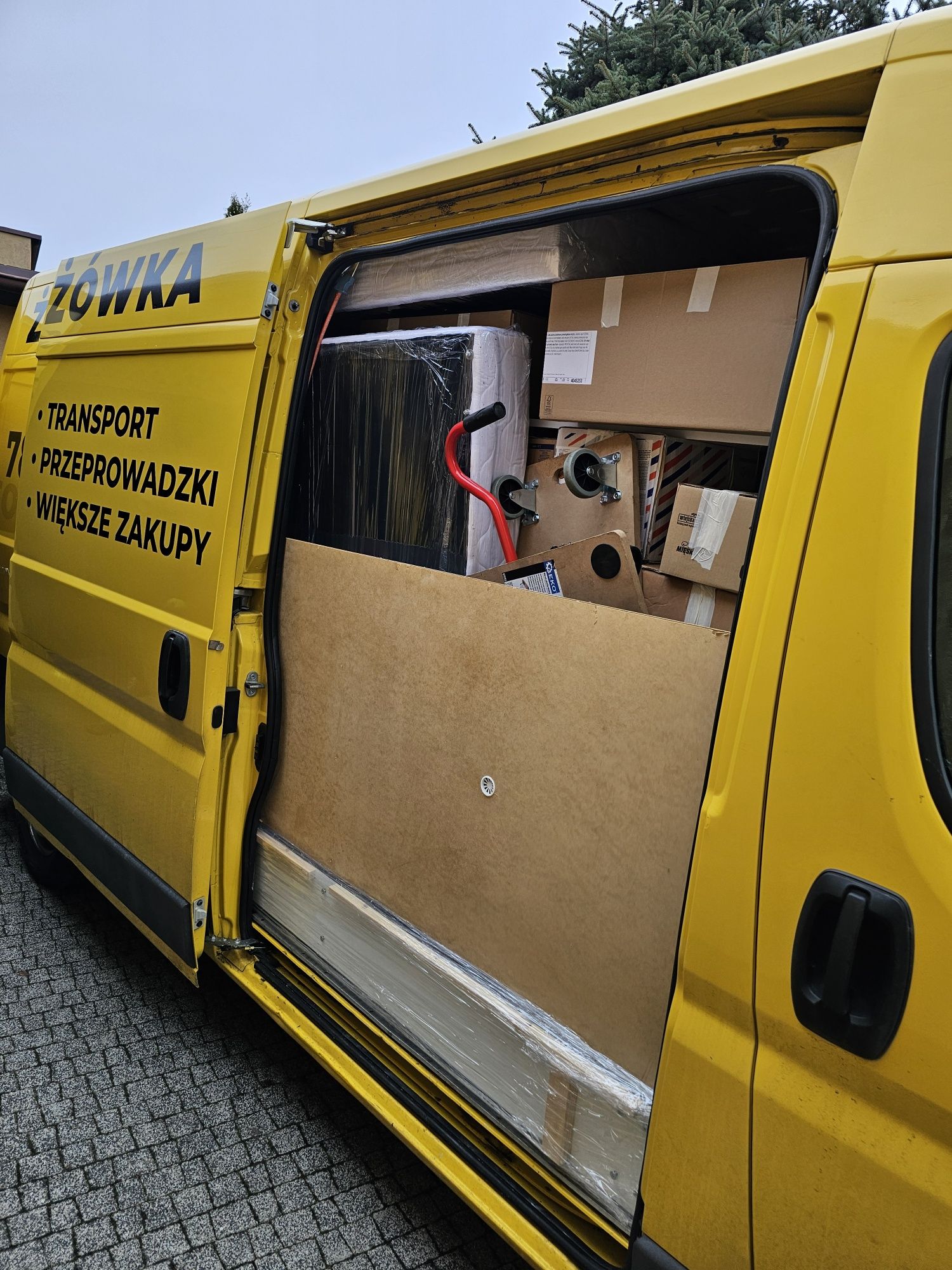 Transport, Przeprowadzki, Większe Zakupy - Żółta Bagażówka czeka