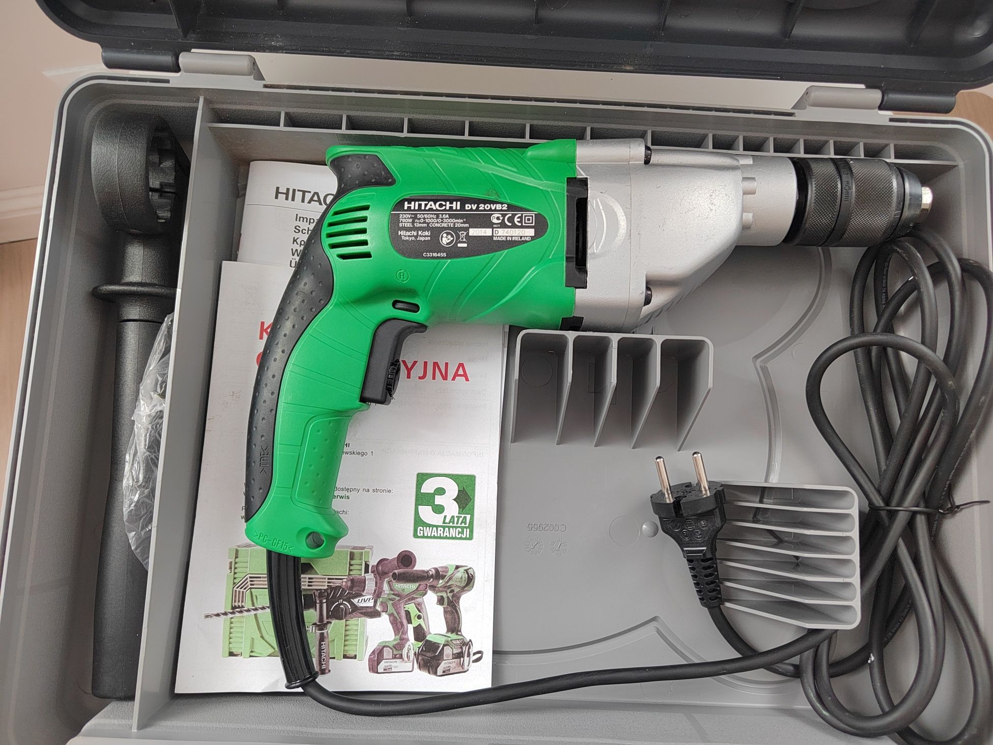 Wiertarka udarowa Hitachi DV20VB2