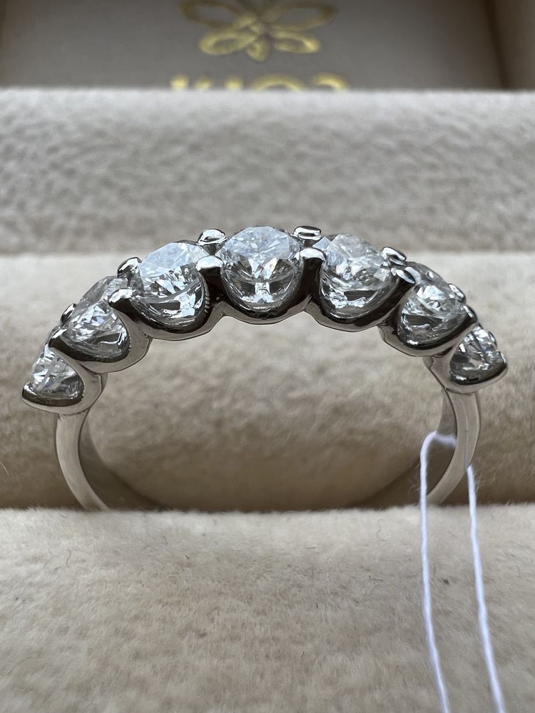 Золота каблучка з діамантами#кольцо с бриллиантами#дорожка tiffany#кюз