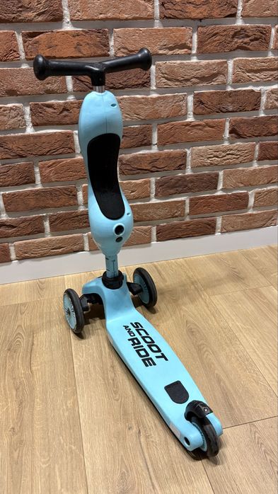 Scoot and Ride zestaw hulajnoga jeździk kask