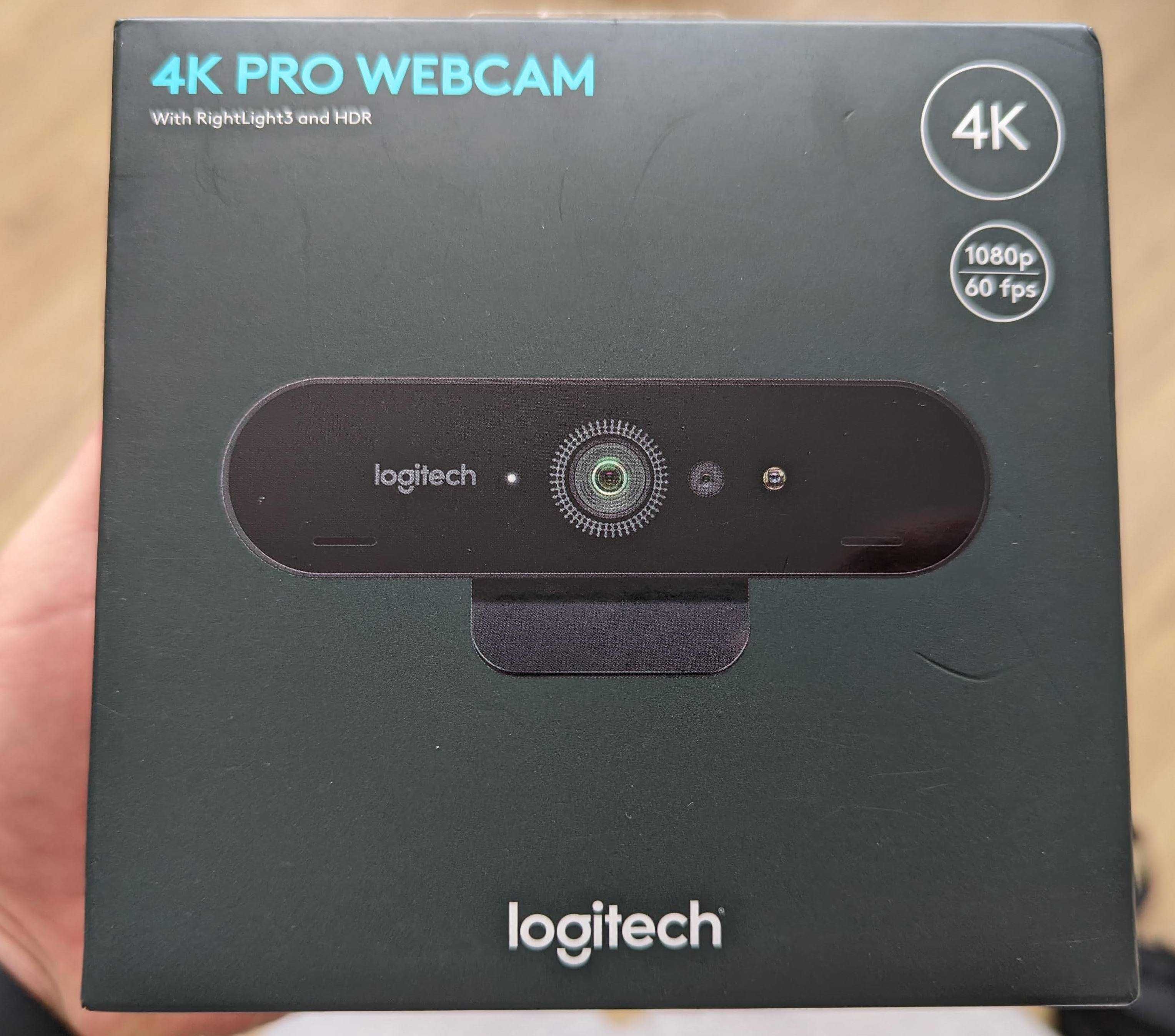 Нова оригінальна веб-камера Logitech BRIO 4K Pro, V-U0040 (в пломбах)