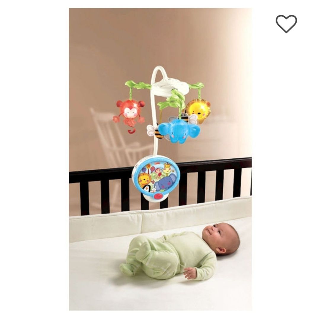 Karuzela z projektorem i pilotem , Fisher Price, stan bdb