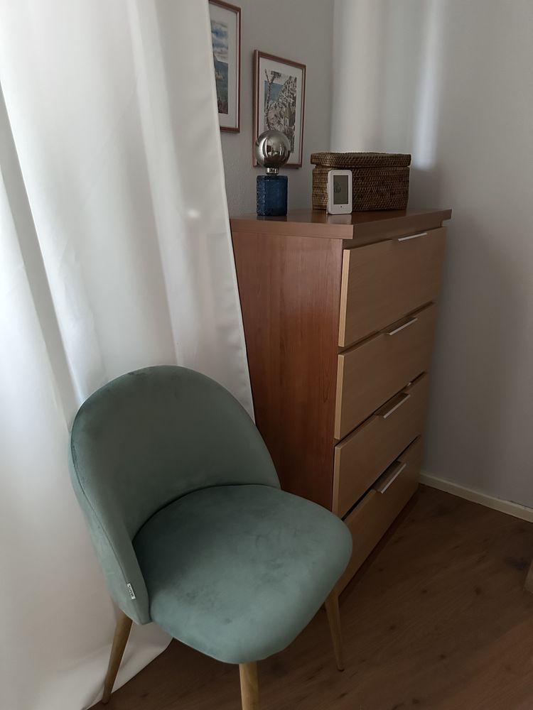 Comoda de quarto com 6 gavetas