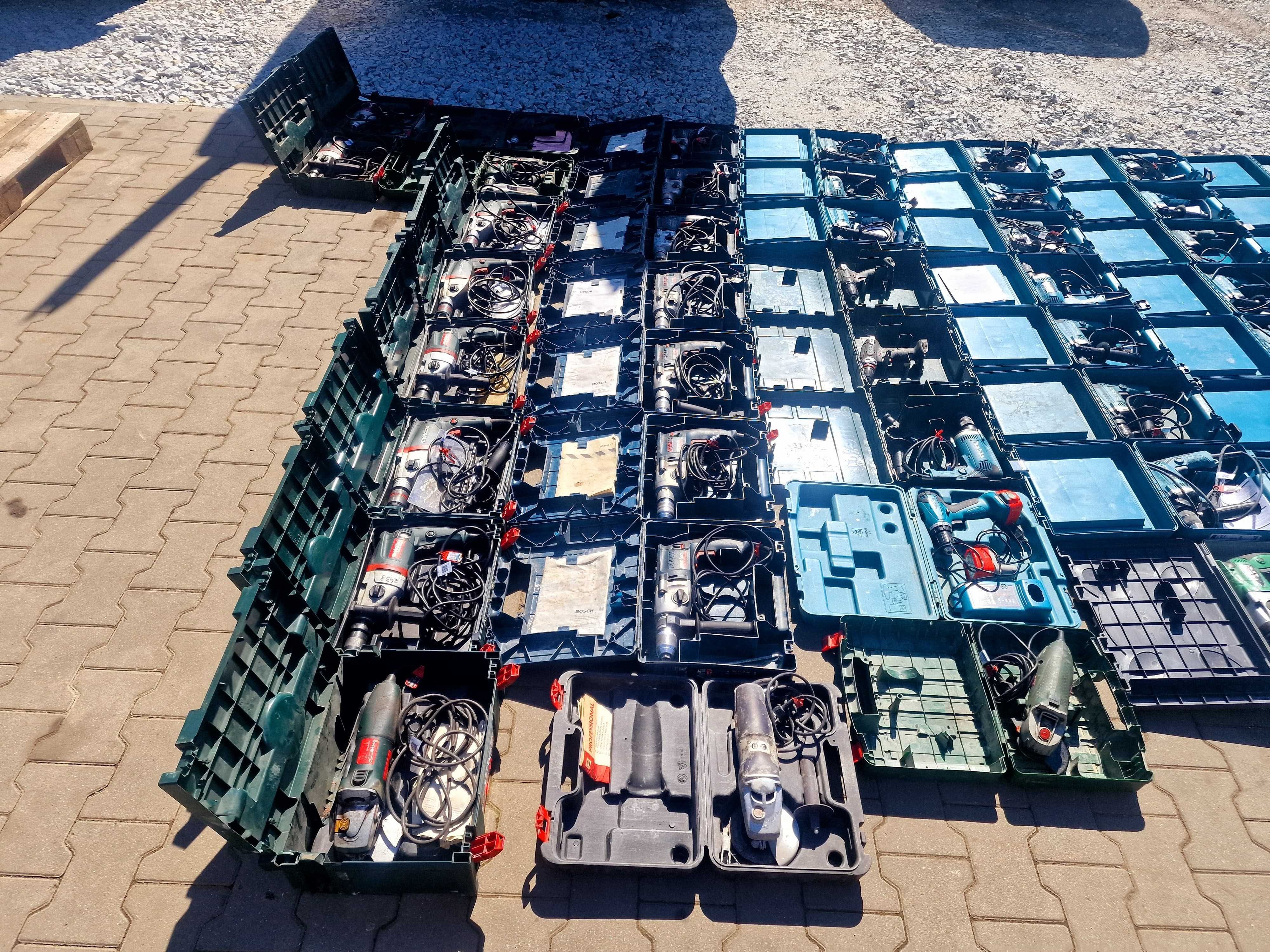 Pakiet elektronarzędzi Makita Bosch Metabo Nowe i Używane Kątówka