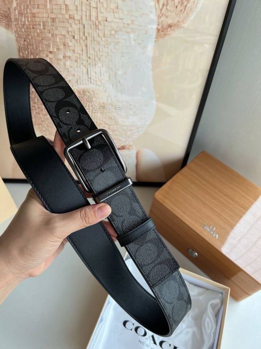 Чоловічий ремінь coach мужской ремень коач купить подарок мужу