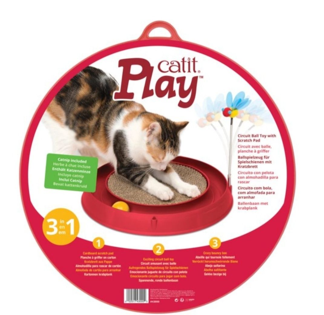 Zabawka do drapania dla kotów Catit Play-N-Scratch – 3 in 1
