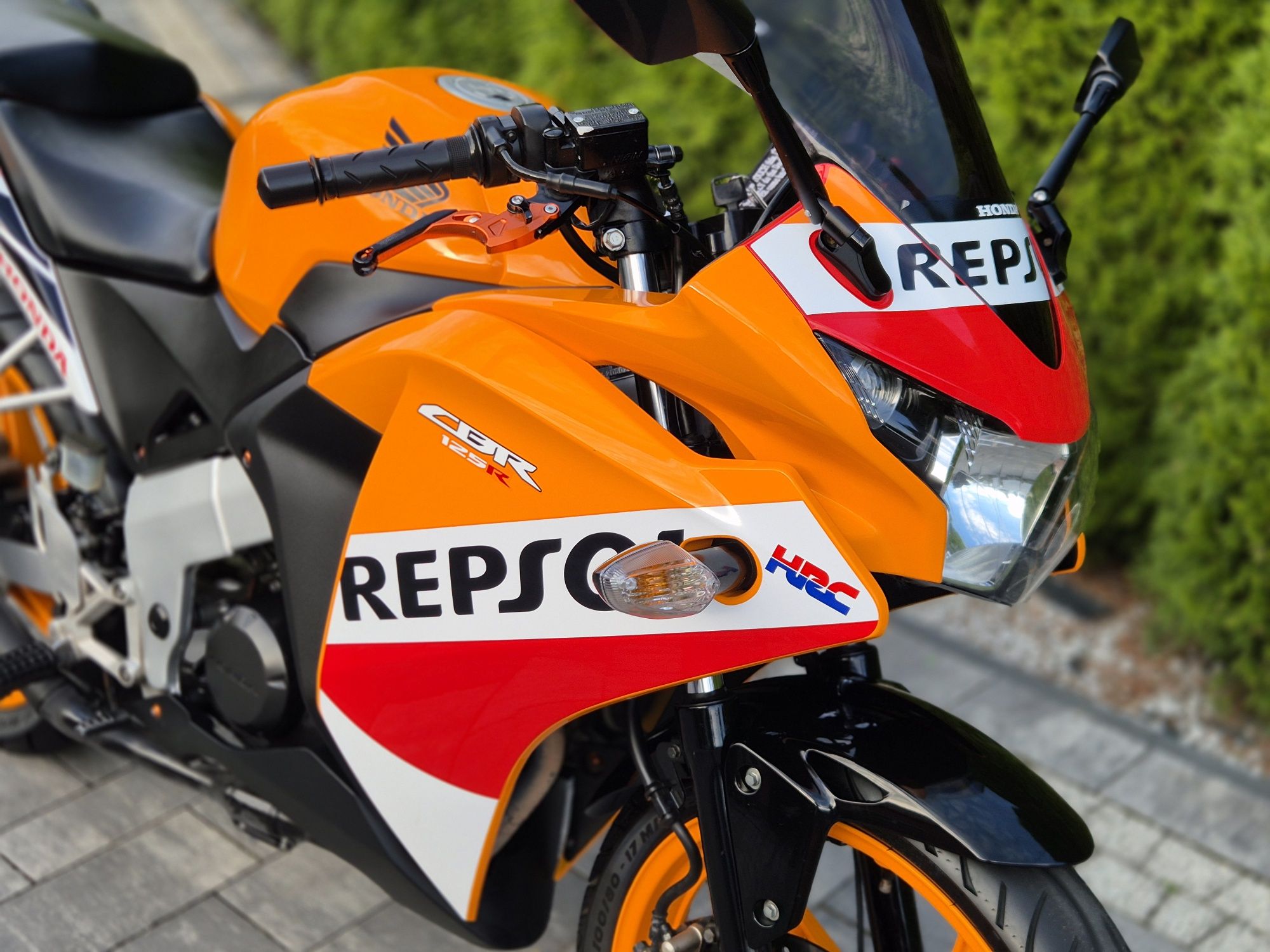 Honda CBR 125 R Wydech Radical REPSOL 2016r kat B a1