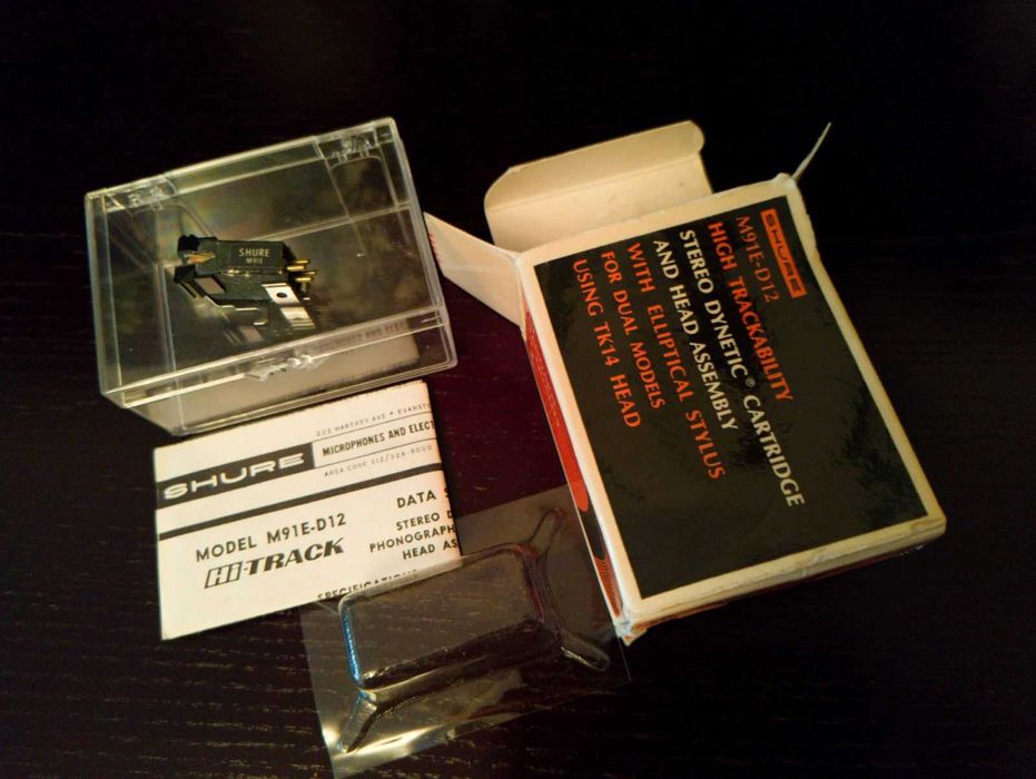 Картридж Головка звукоснимателя, Картридж SHURE M91E-D12 (hi track)