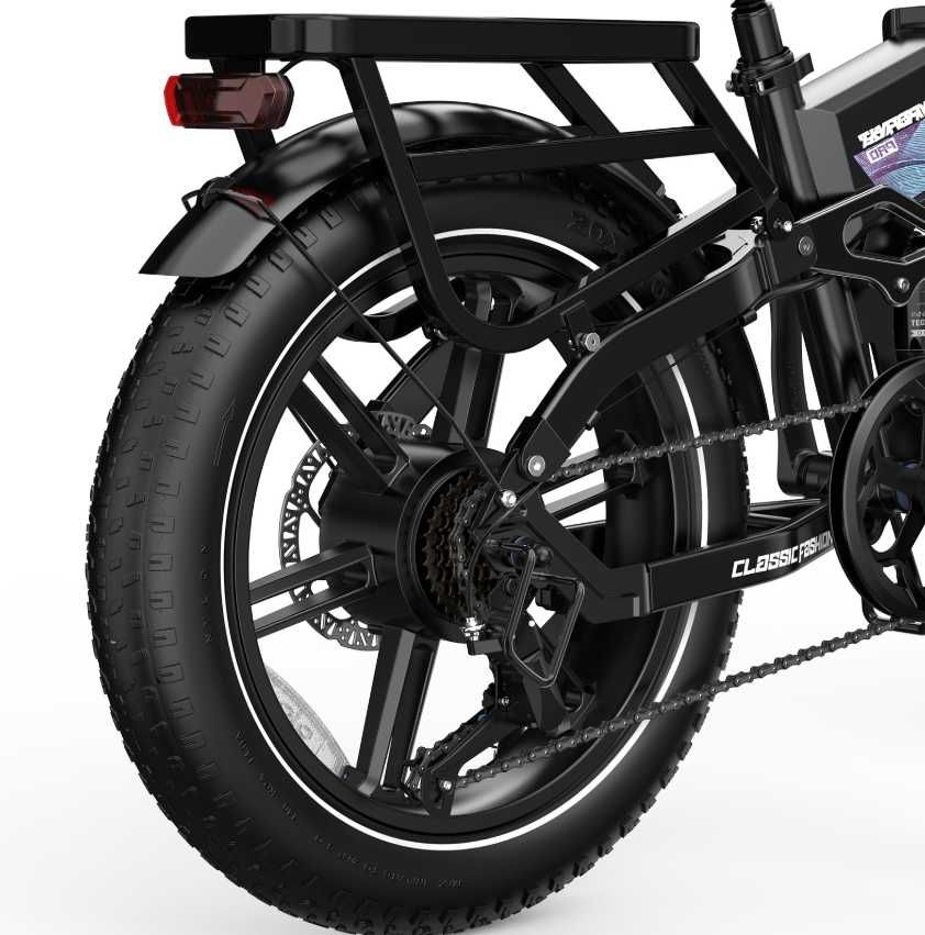 Rower elektryczny Ovivo Hyper V2 Pro - fatbike, składak, duży zasięg