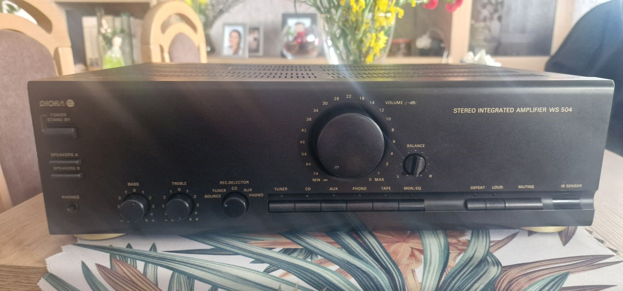 Wzmacniacz ws 504 antracyt