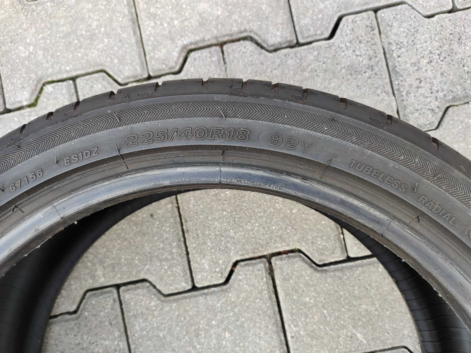 Opony letnie Bridgestone 225/40R18 92Y