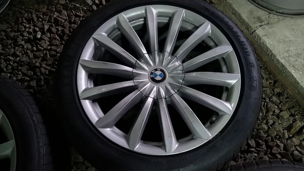 Koła zima org BMW 8.5x19 et25 + 245/45/19. 5x120 BMW 5/7