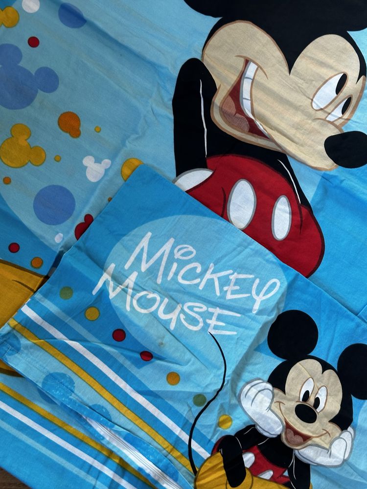 Pościel dla dziecka Mickey Mouse 100x135 i 40x60 cm marka Faro