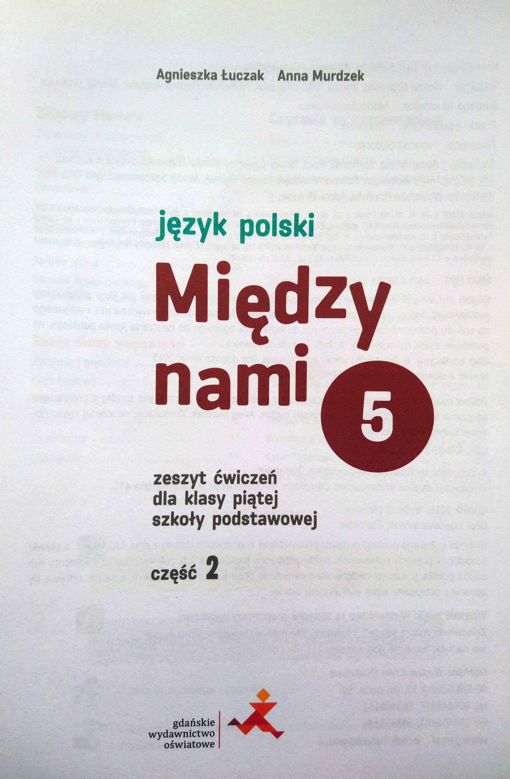 Zeszyt ćwiczeń z j. polskiego, klasa 5, cz. 2, Między nami