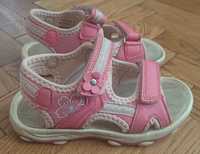 Sportowe sandały dla dziewczynki różowe rozmiar 27