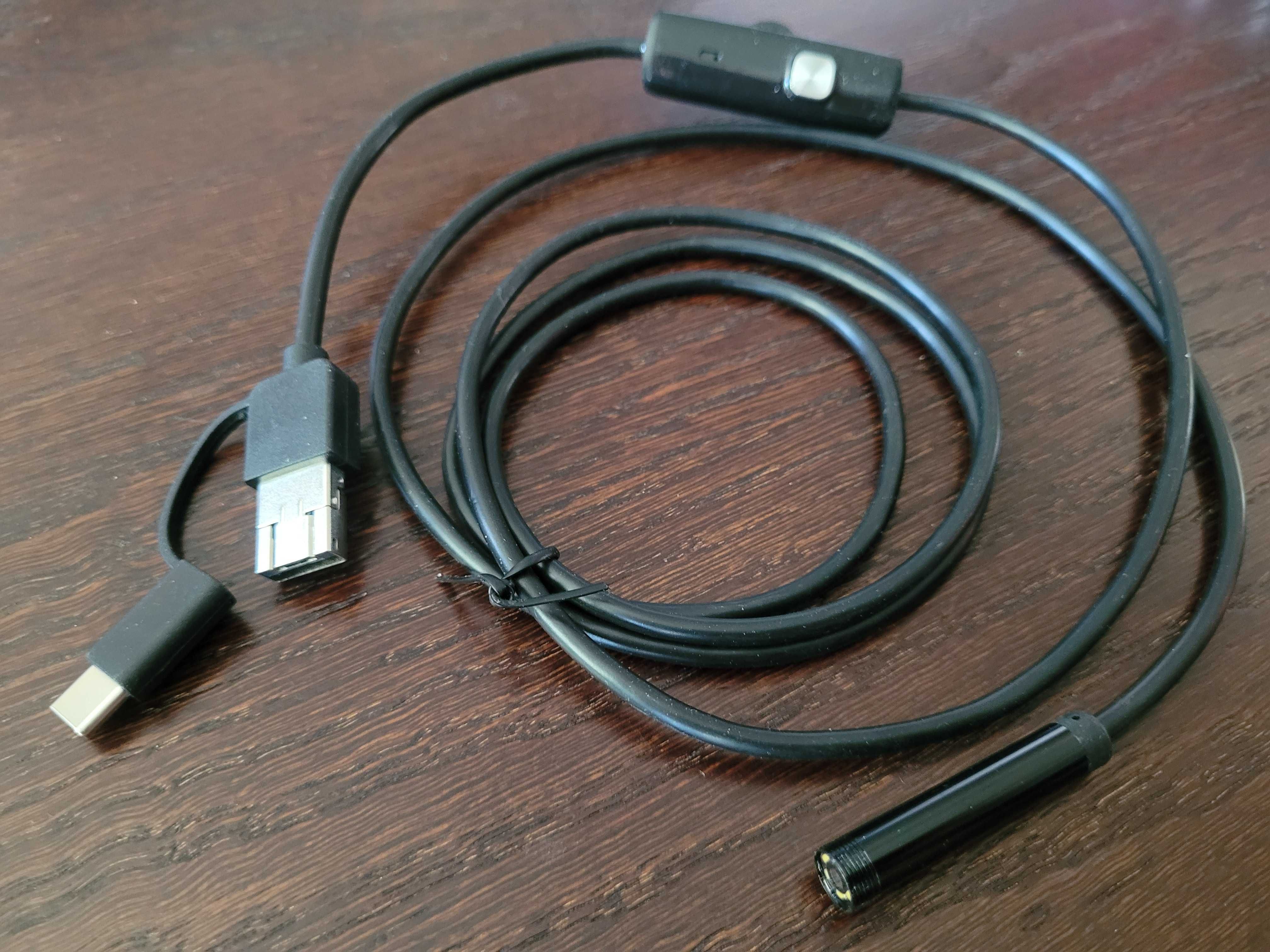 Endoskop Kamera inspekcyjna USB android 1,5 m kabel 3 w 1