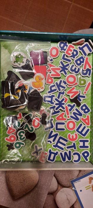 Абетка 3 в 1, магнітна дошка