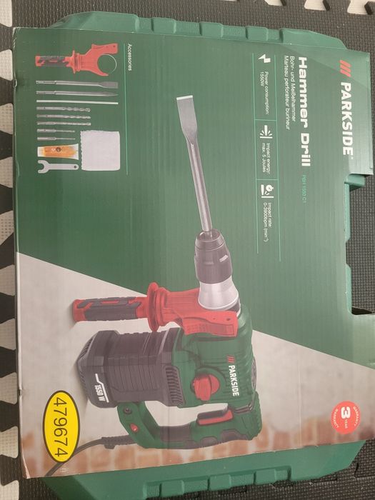 Młotowiertarka PBH 1550 Parkside nowa