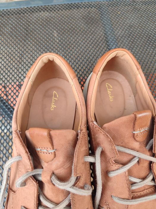 Кожанные мокасины Clarks 46 размер (оригинал 2024 год)