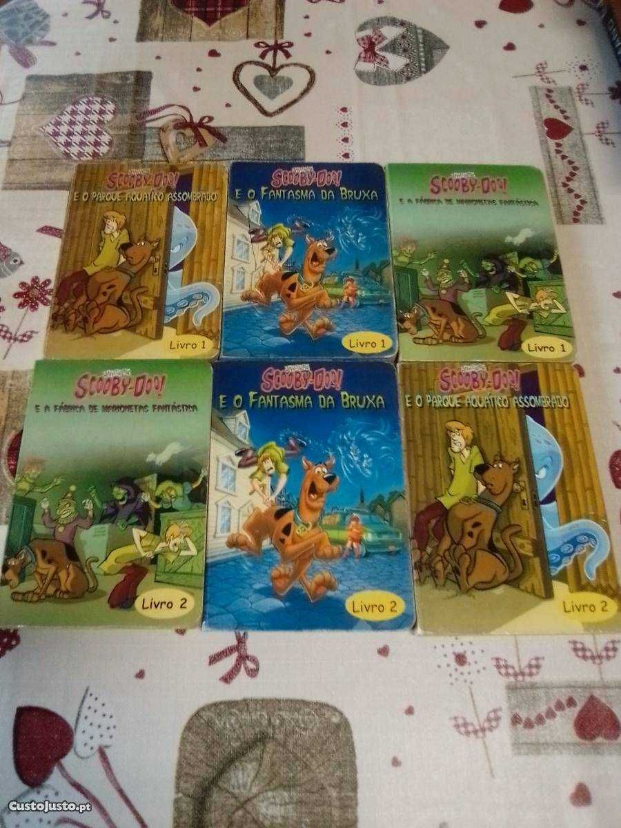 Coleção de 6 livros do Scooby Doo