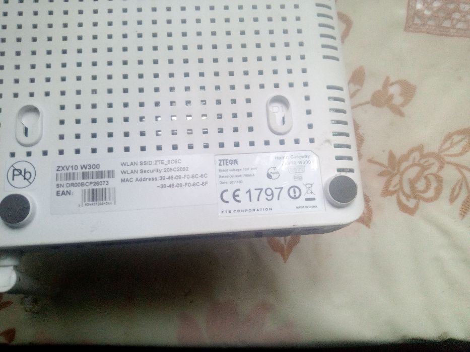 Modem adsl ZTE zxv10 w300