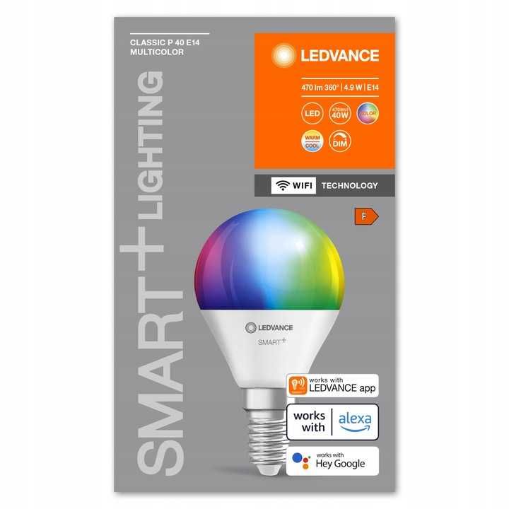 Żarówka SMART+ WiFi Mini 4.9W RGBW FR E14 LEDVANCE