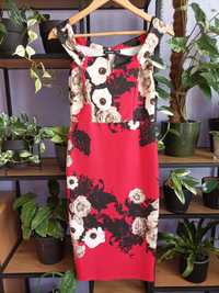 Boohoo ołówkowa sukienka w kwiaty S M 36 38