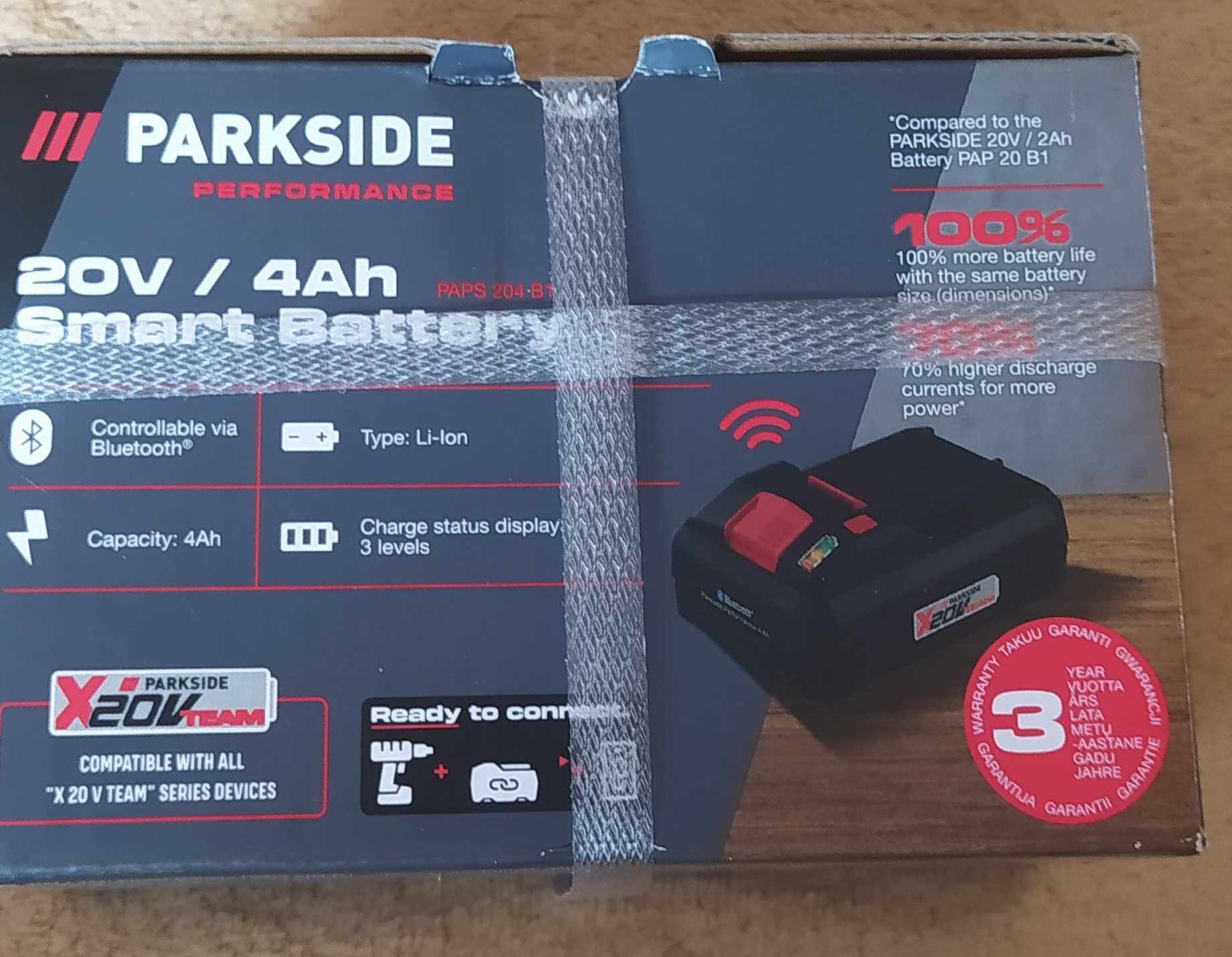 Sprzedam Akumulator smart, 20 V, 4 Ah, PAPS 204 B1 PARKSIDE