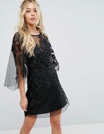 Stevie May Exclusive Sukienka mini czarna koronka 36 S nowa