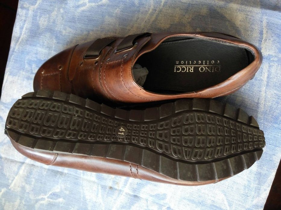 Продам стильні ексклюзивні шкіряні туфлі DinoRicci