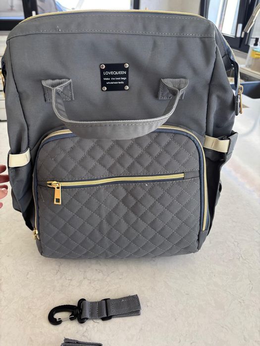 Mochila de maternidade com berço dobrável — nova, nunca usada