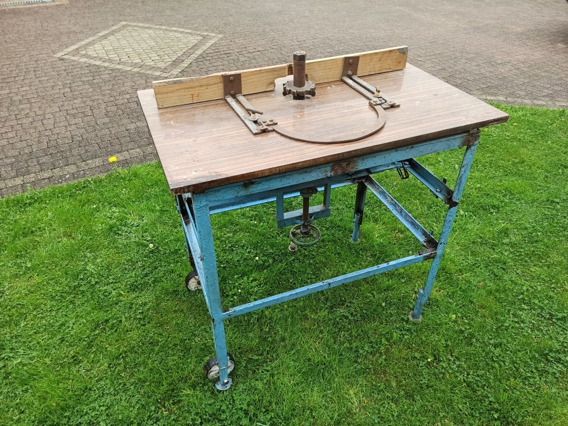 Maszyna stolarska - stół frezarki bez silnika