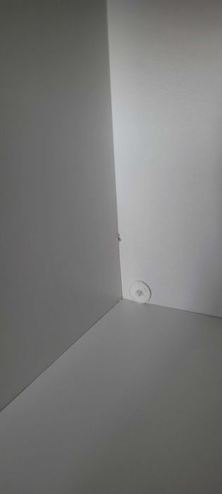 Witryna biała z szkłem