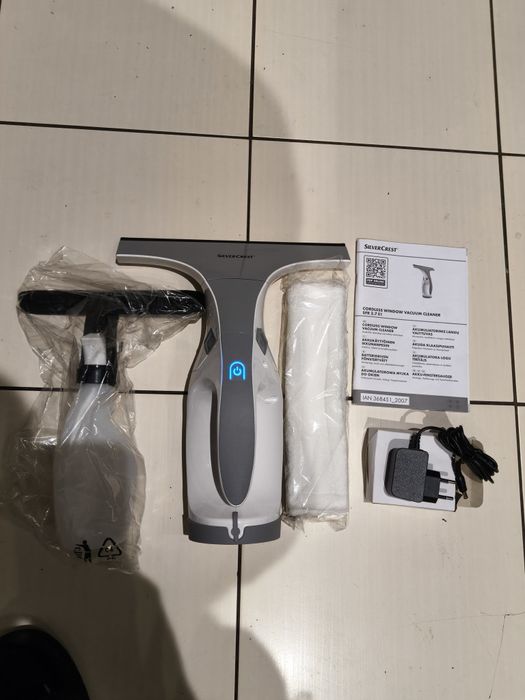 NOWA Akumulatorowa Myjka do Okien Szyb Silvercrest + spryskiwacz i mop