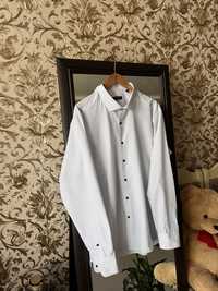 Біла рубашка чоловіча, біла сорочка, чоловіча рубашка, Massimo Cortese