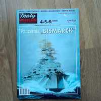 Mały Modelarz - Pancernik Bismarck, 4-5-6/2005, (stan idealny)