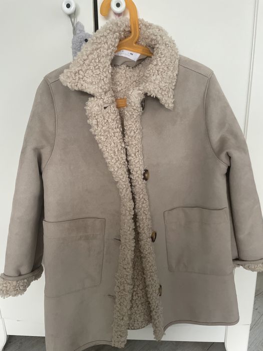 Zara пальто дубльонка 122