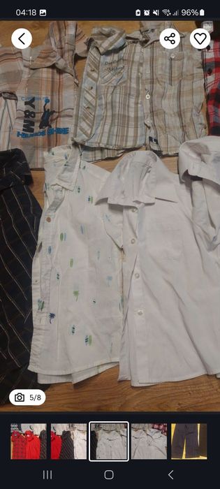 Elegancki zestaw paka fajnych ubrań dla chlopca 17szt  104-122 +GRATIS