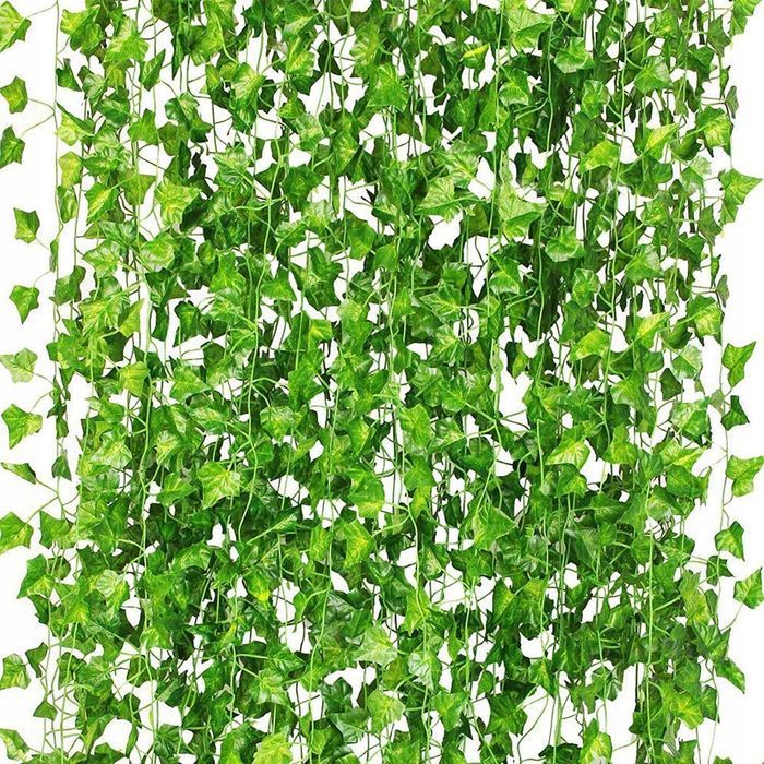 24x Sztuczny Bluszcz 50m Girlanda na Ścianę Balkon