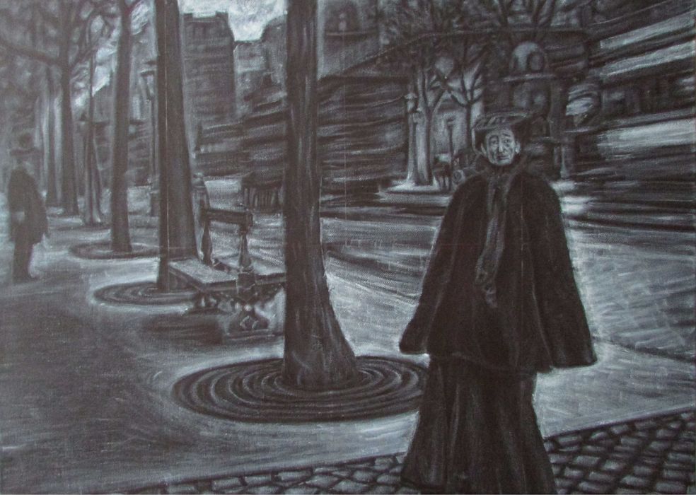 Boznańska w Paryżu - obraz olejny