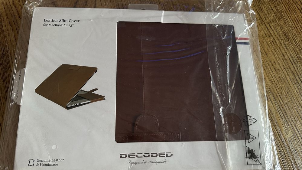 Etui skórzane macbook air/pro Decoded D4MA13SC1BK