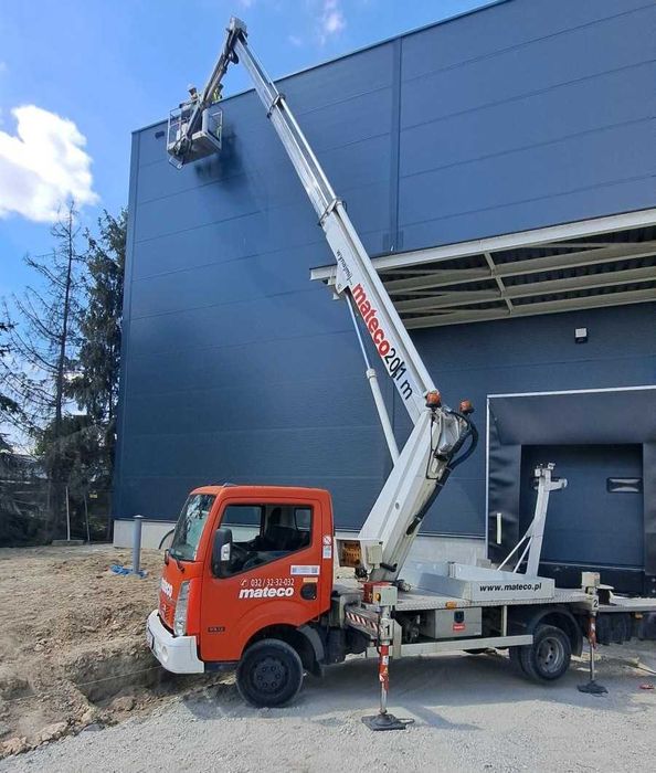 Wynajem, Podnośnik koszowy, Zwyżka, 20M, Multitel, Warszawa