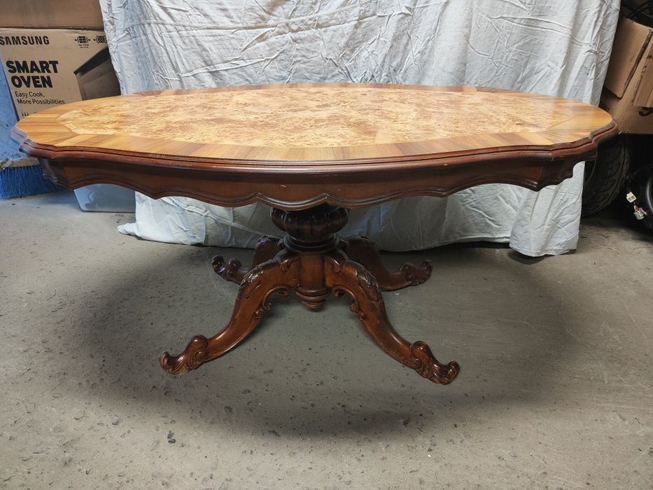 Stolik kawowy,ława barokowa, Ludwik, antyk